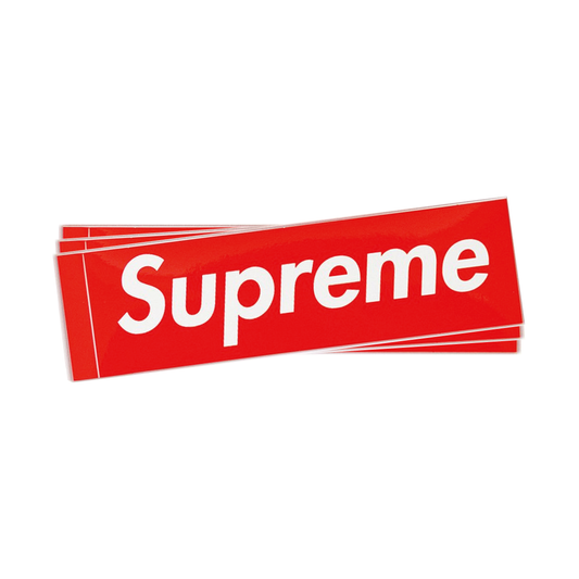 Supreme Box Logo Sticker Red